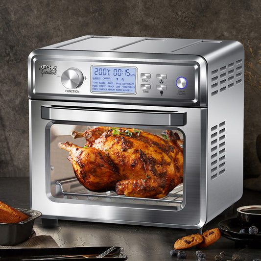Kitchen Couture Air Fryer 24 Litre Multifunctional LCD Display Stainless Steel