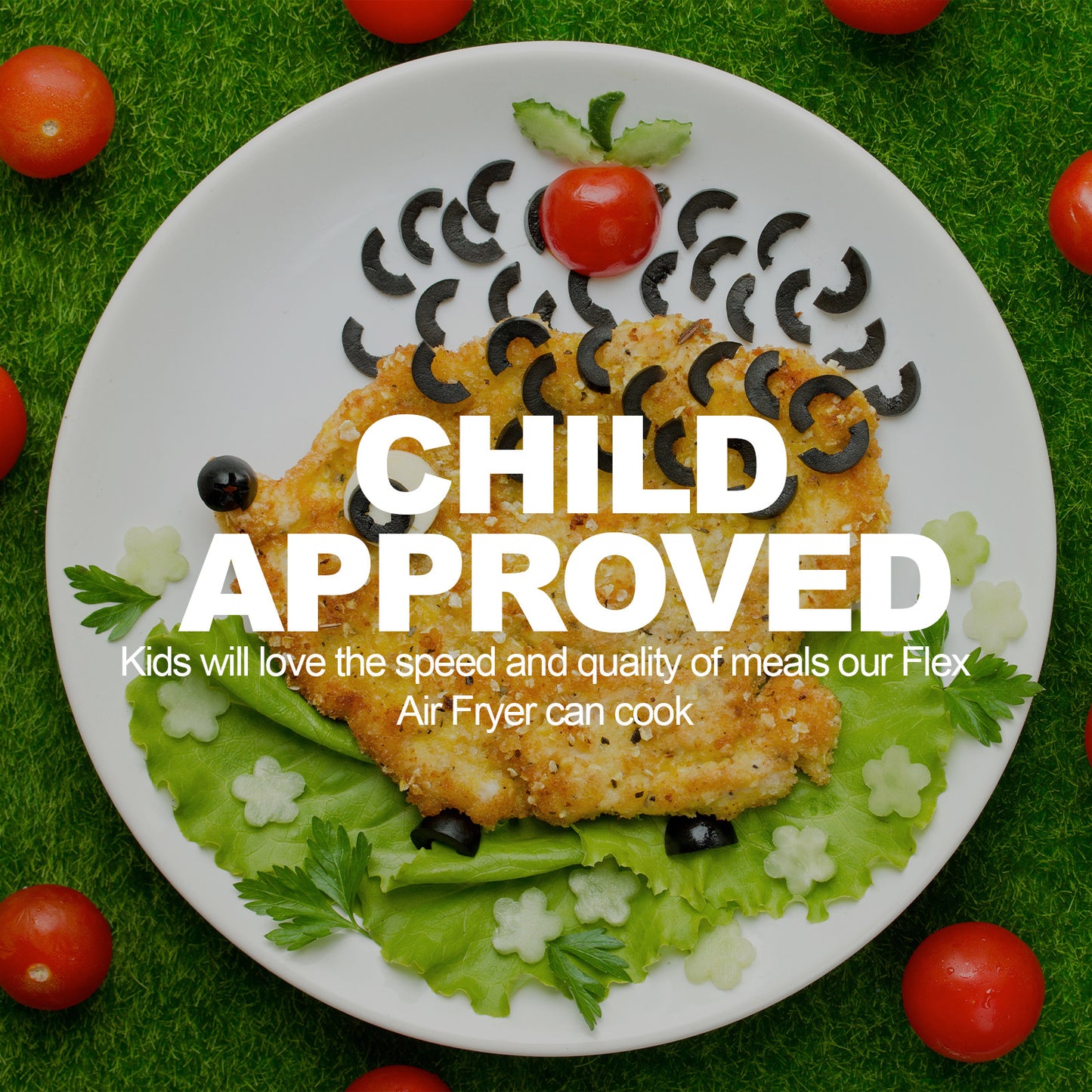 Kitchen Couture 10 Litre Flex View Air Fryer Air Crisp Dual Cooking Zones Black