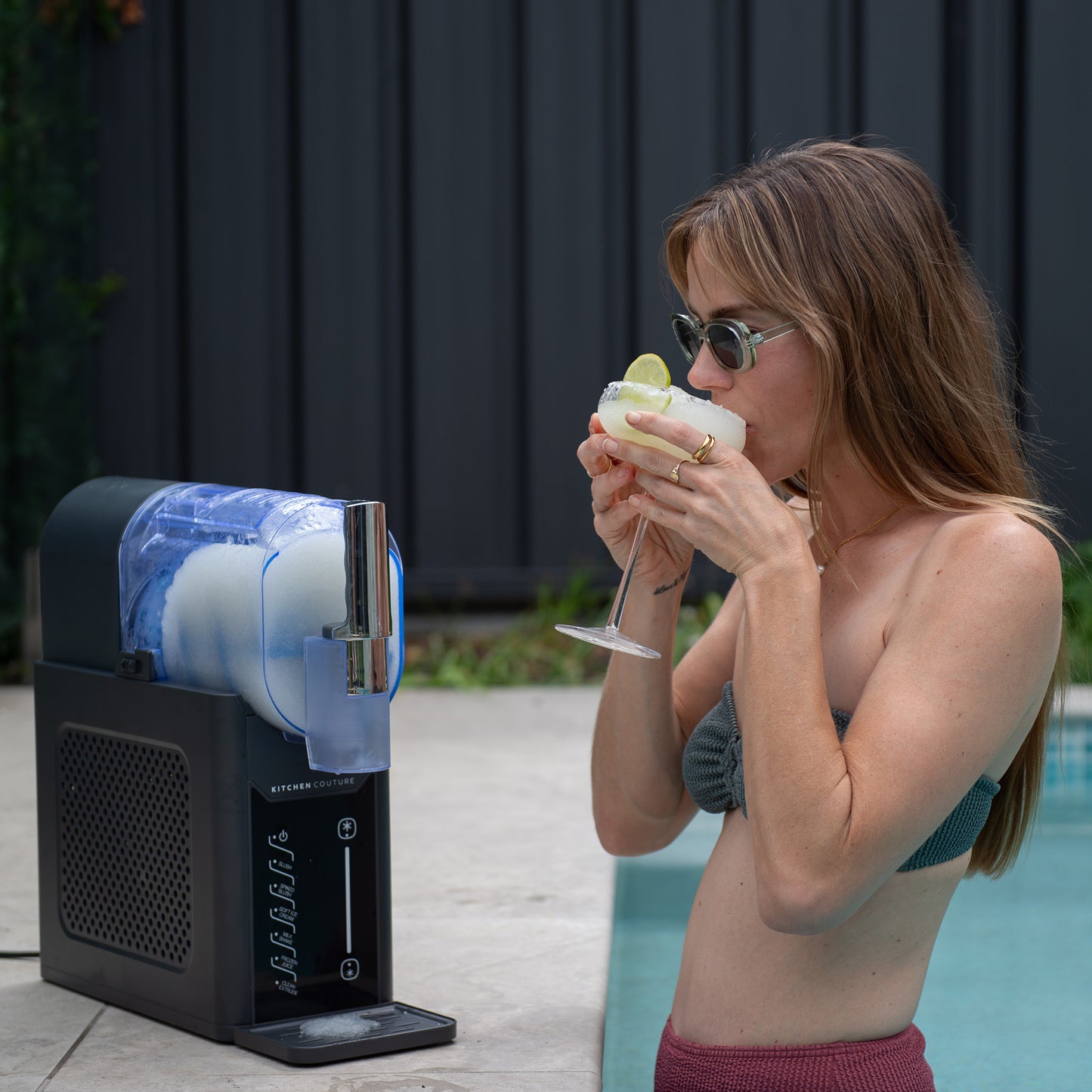 Slushie and Soft Serve Maker with One-Touch Controls