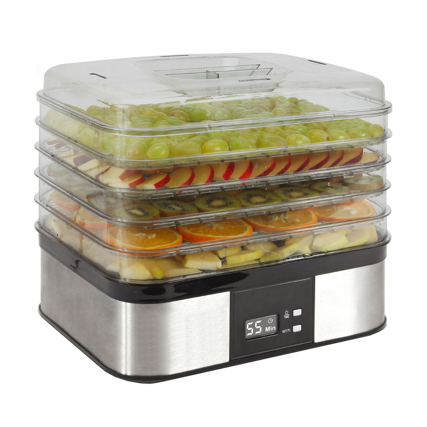 Kitchen Couture LED Display Food Dehydrator Drying Electric Machine White