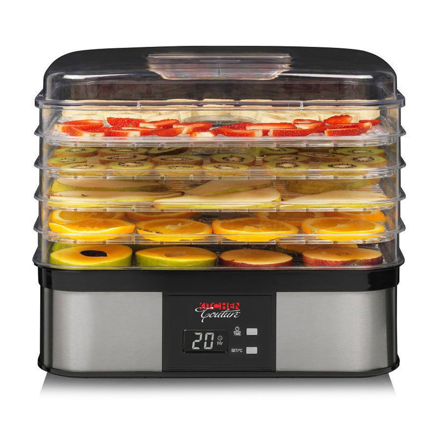 Kitchen Couture LED Display Food Dehydrator Drying Electric Machine White