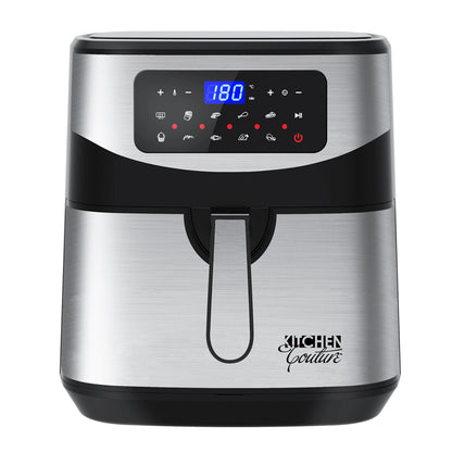 12L Digital Air Fryer with One-Touch Controls – Silver