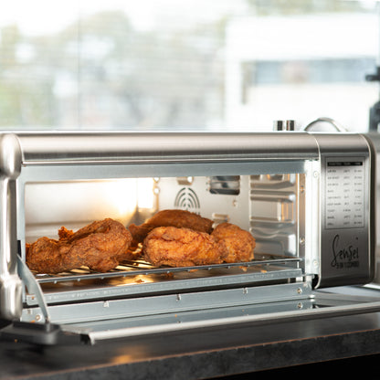 9-in-1 Air Fryer Oven with Flip Design Stainless Steel - Sensei
