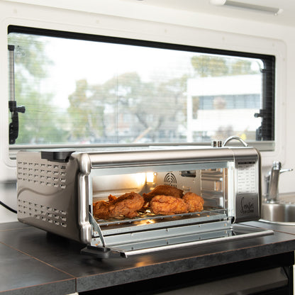 9-in-1 Air Fryer Oven with Flip Design Stainless Steel - Sensei