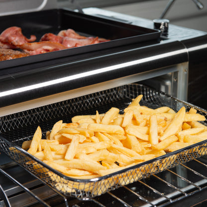 9-in-1 Air Fryer Oven with Flip Design Stainless Steel - Sensei