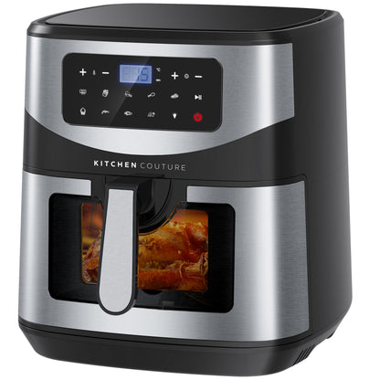 12L Air Fryer with ClearView Window – Silver
