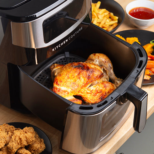 12L Air Fryer with ClearView Window – Silver