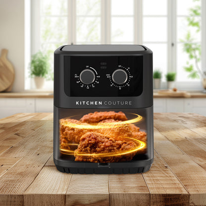 6.5L Air Fryer with ClearView™ Window – Black