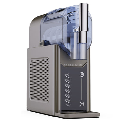 slushie and soft serve maker preparing frozen dessert