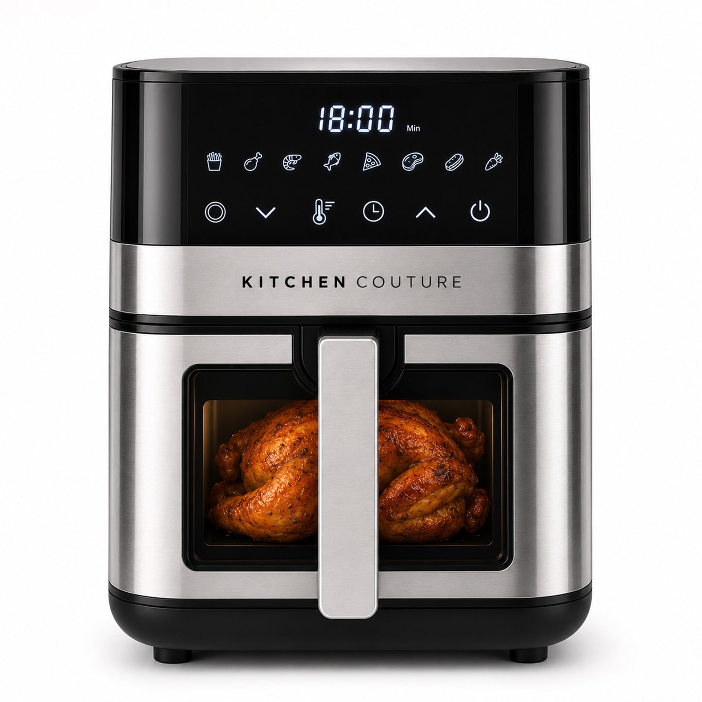 Kitchen Couture 5.5L PFAS-Free Ceramic Air Fryer, ClearView™ Window, 1600W