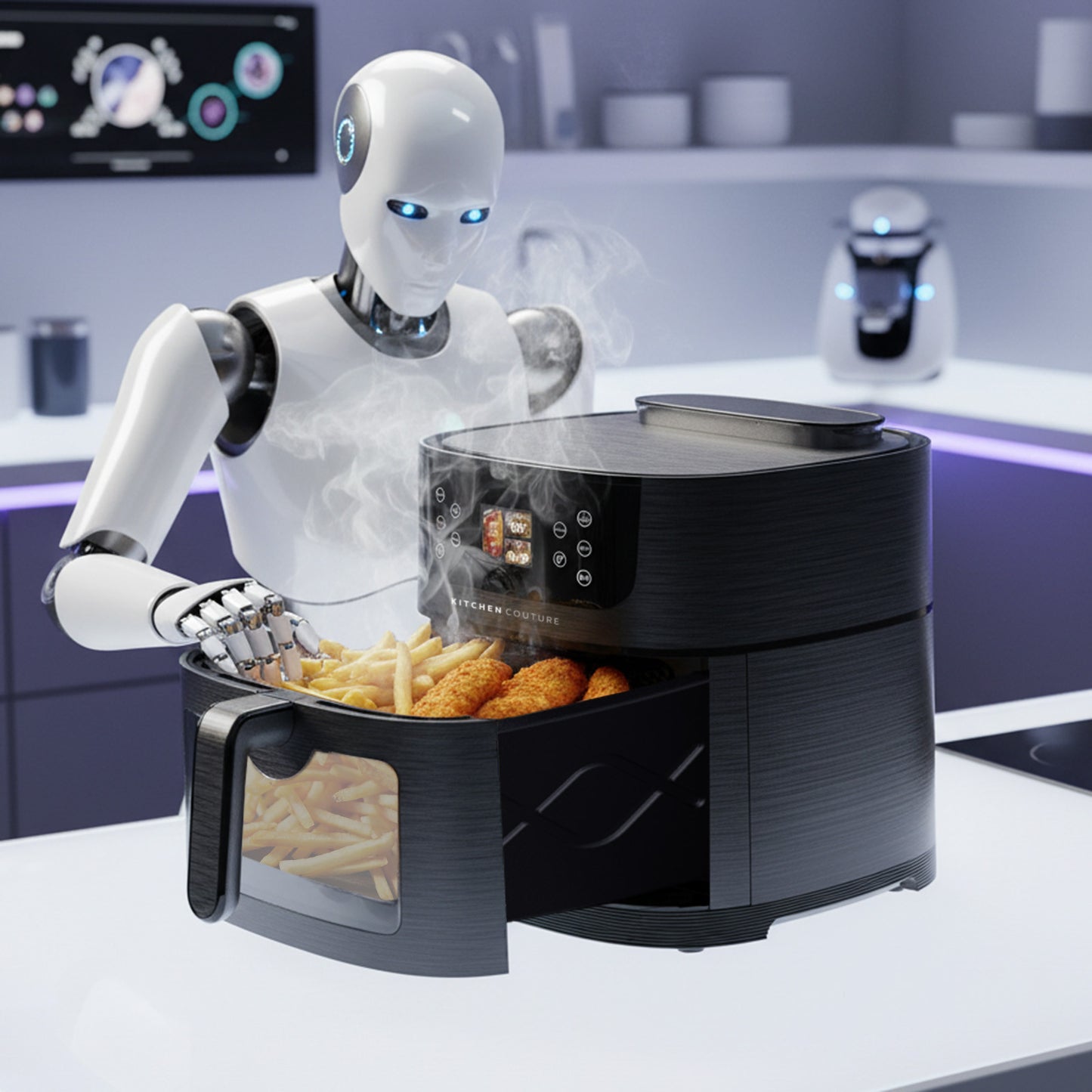 Kitchen Couture 8L Ai Smart Sense Ceramic Auto Cooking Air Fryer