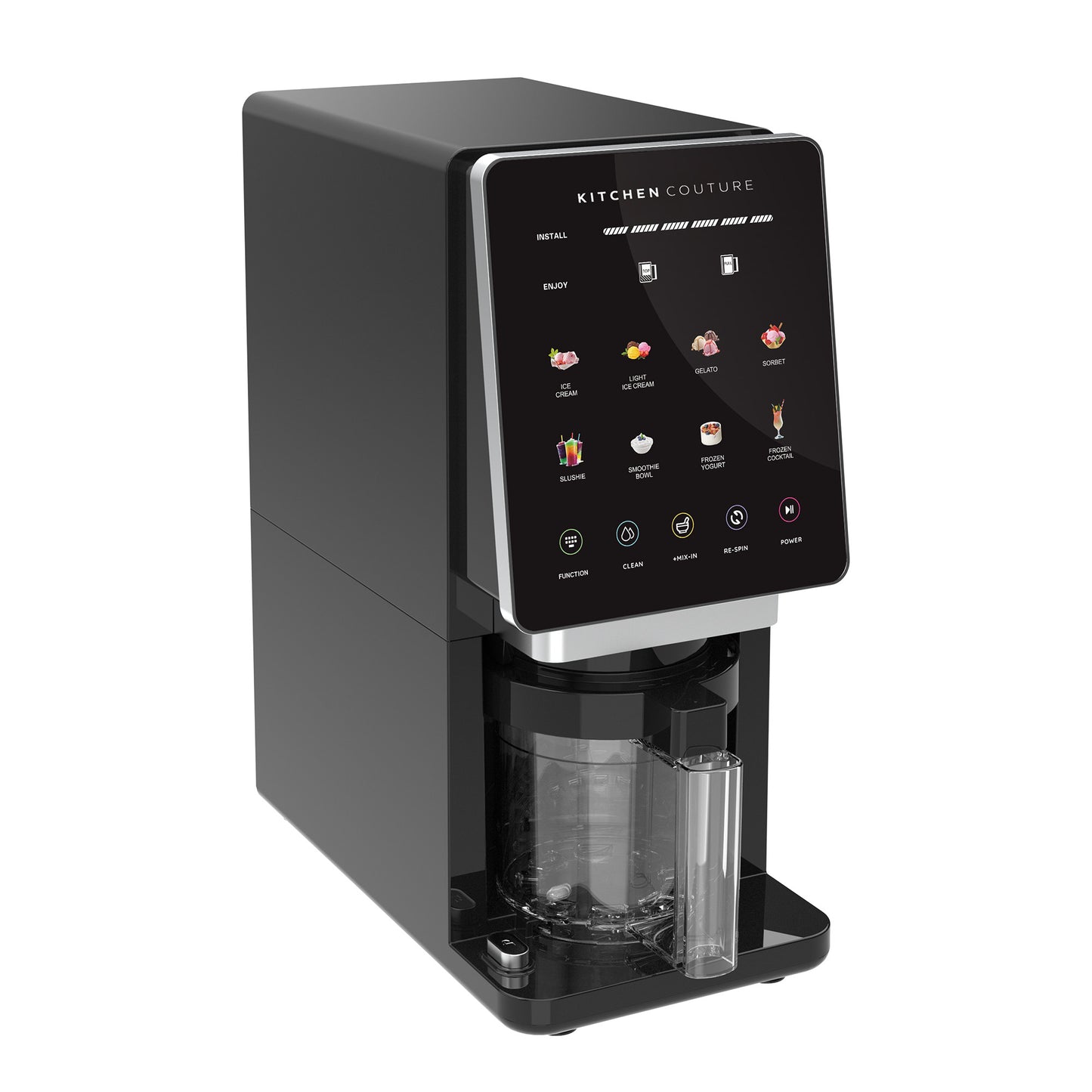 Kitchen Couture Whippi Frozen Dessert Maker with 3 Prep & Store Pots