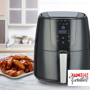 Kitchen Couture 4.2 Litre Air Fryer Digital Display Black 1400W Healthy Cooker